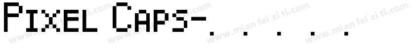 Pixel Caps字体转换